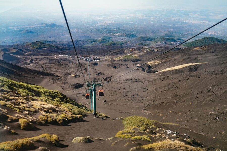 Etna: summit craters trekking with volcano guide 3350mt - The 4x4 ride to the high trailhead