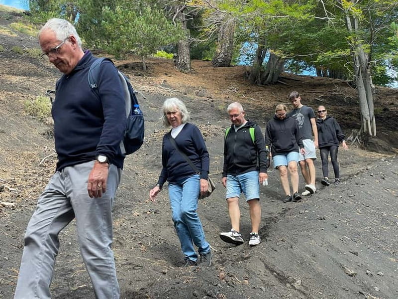 ETNA VOLCANO: Excursion to the Craters of 2002 - The return to Piano Provenzana