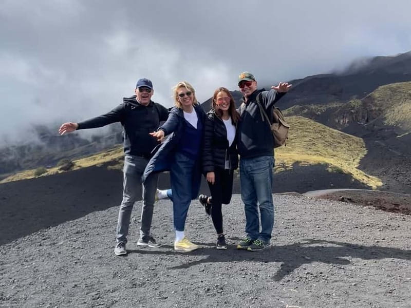 ETNA VOLCANO: Excursion to the Craters of 2002 - Walking across the 2002 lava flow