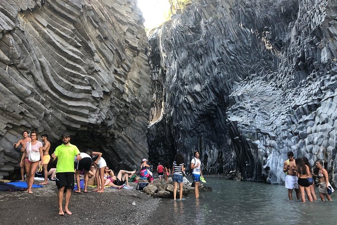 Etna, Wine and Alcantara Tour - From Taormina - Seeing Alcantara Gorge in the afternoon