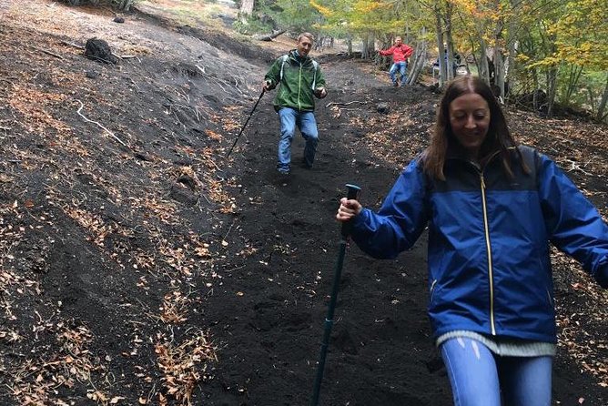 Etna, Wine and Alcantara Tour - From Taormina - Entering a natural lava cave with a head torch