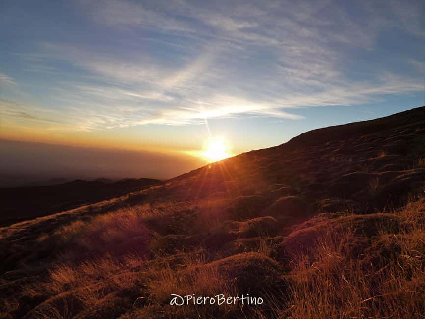 Etna wine Experience Sunset - Sunset at the Silvestri Craters