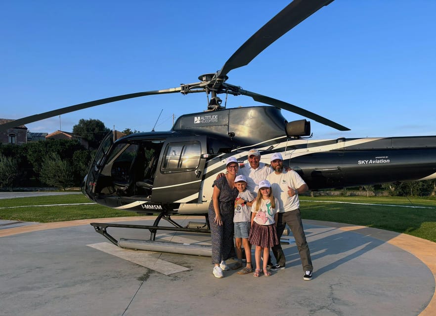 Fiumefreddo: Group Flight Helicopter Tour over Etna - Descending toward Rifugio Sapienza