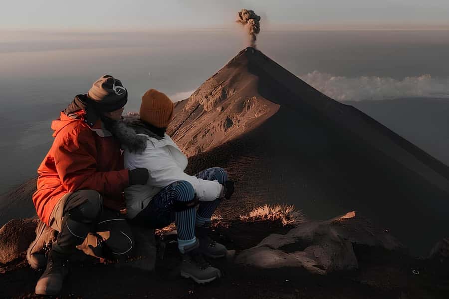 From Antigua: Adventure, 2-Day Hiking to Acatenango Volcano - The first climb takes patience