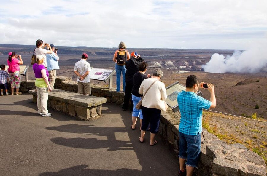 From Big island-Volcanoes & waterfall tour in a small group - Hawaii Volcanoes National Park is the heart of the day