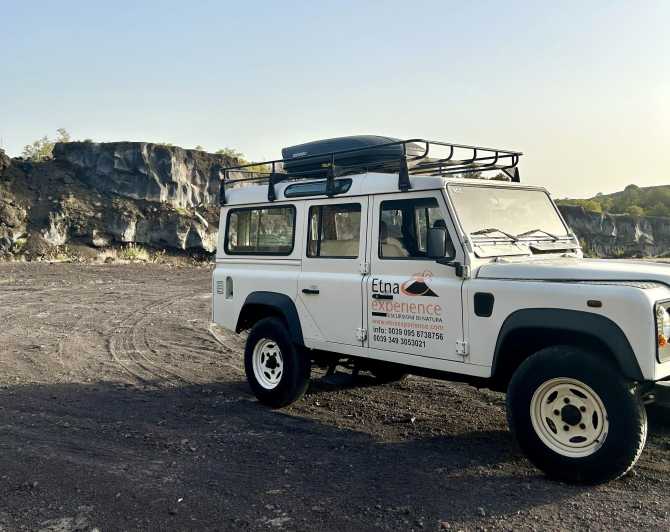 From Catania: 4x4 Mt Etna Jeep Tour - The lava cave near Nicolosi