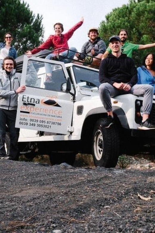 From Catania: 4x4 Mt Etna Jeep Tour - A Sicilian lunch with Etna wine