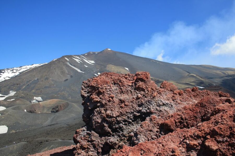 From Catania: Etna tour to the Base of the Summit Craters - Hiking across Etna’s black volcanic ground