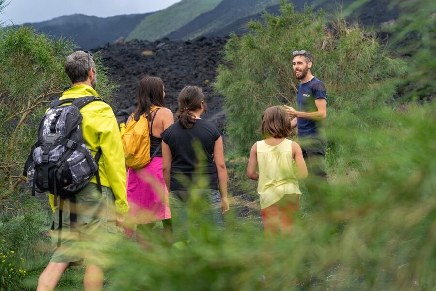 From Catania: trek on Mount Etna, Lava Cave & tasting Tour - Inside Grotta Lunga