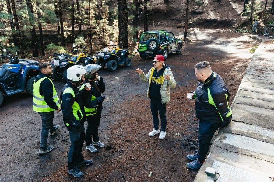 From Costa Adeje: Mount Teide Forest Off-Road Quad Bike Tour - Stops for views, snacks, and a breather