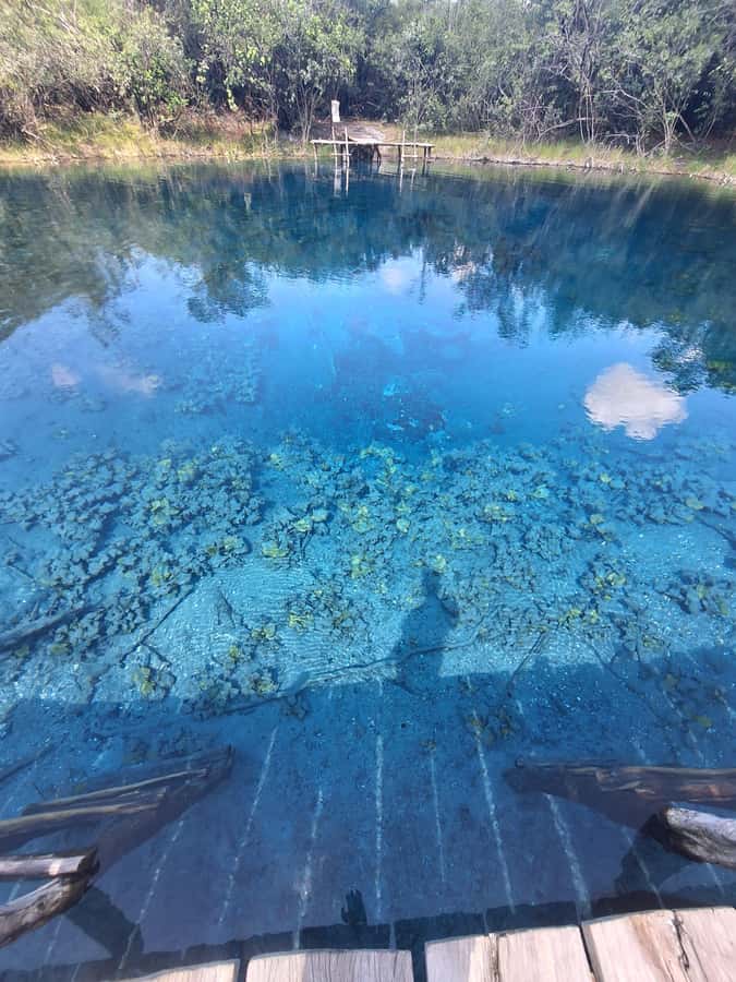 From Flores: Blue Crater Adventure All Inclusive - Two hours by van through Petén