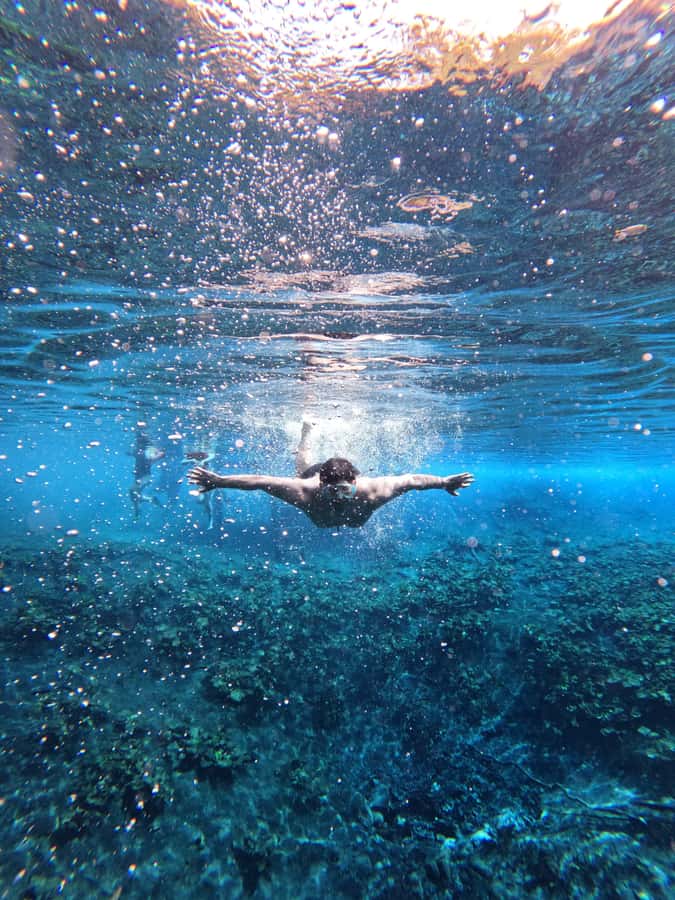 From Flores: Blue Crater All Inclusive - Why the water is the main event