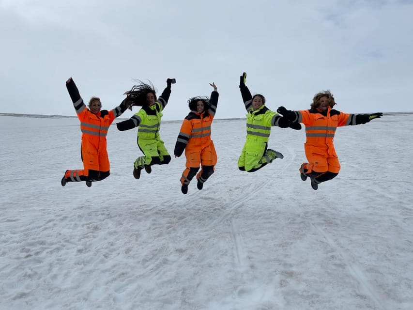 From Geysir: Snowmobile Adventure on Langjökull Glacier - The safety briefing and first ride