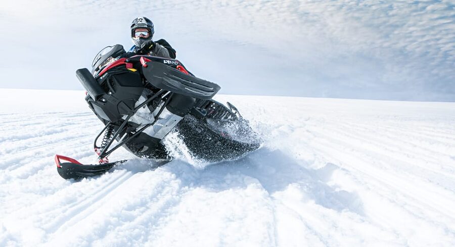 From Geysir: Snowmobiling & Ice Cave on Langjökull Glacier - One hour across Iceland’s White Glacier