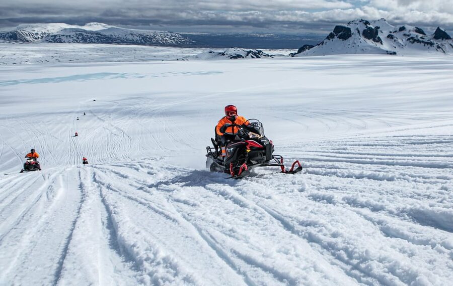 From Geysir: Snowmobiling & Ice Cave on Langjökull Glacier - Inside the natural ice cave