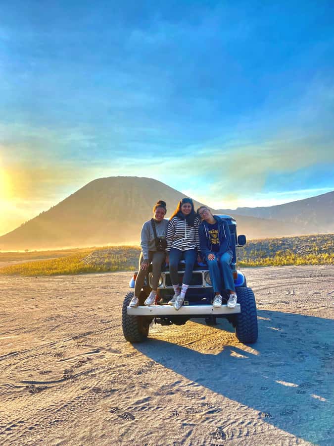 From Malang: Shared Bromo Sunrise Tour with Snack Box - The shared 4WD jeep is part of the experience