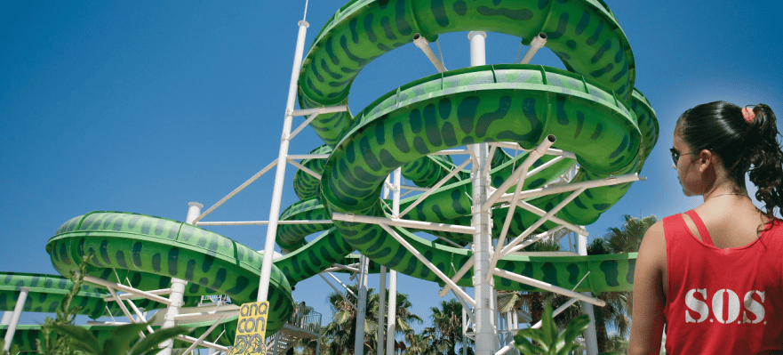From Mallorca: Aqualand and Arenal Tickets and Transfer - Aqualand El Arenal: Mallorca’s loud, sunny waterpark day