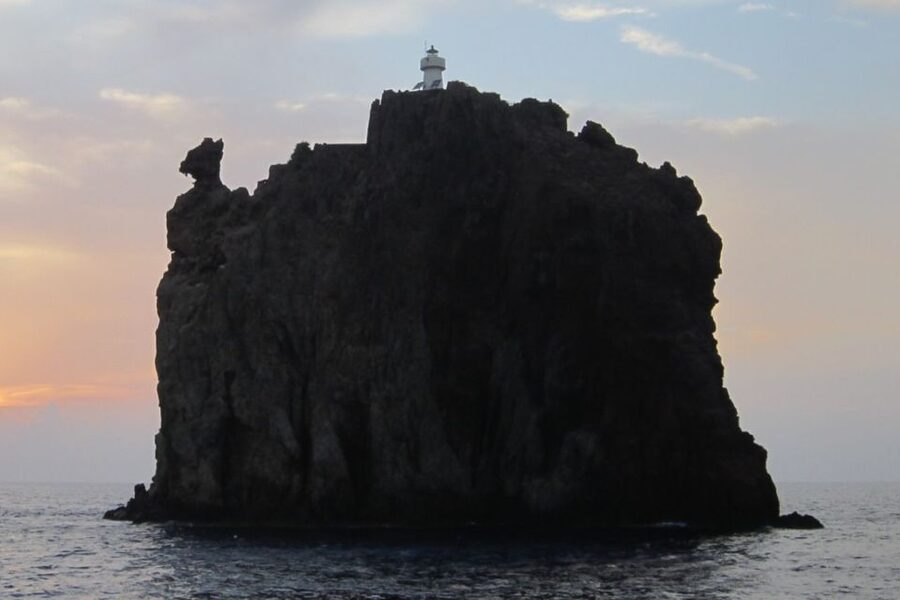 From Milazzo: Panarea and Stromboli Boat Trip by Night - Stromboli: port, black sand, and a famous film connection