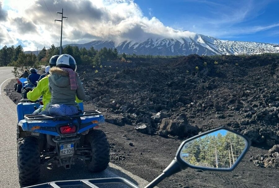From Motta Camastra: Mount Etna & Alcantara Gorges Quad Tour - Riding through Mount Etna’s forest trails