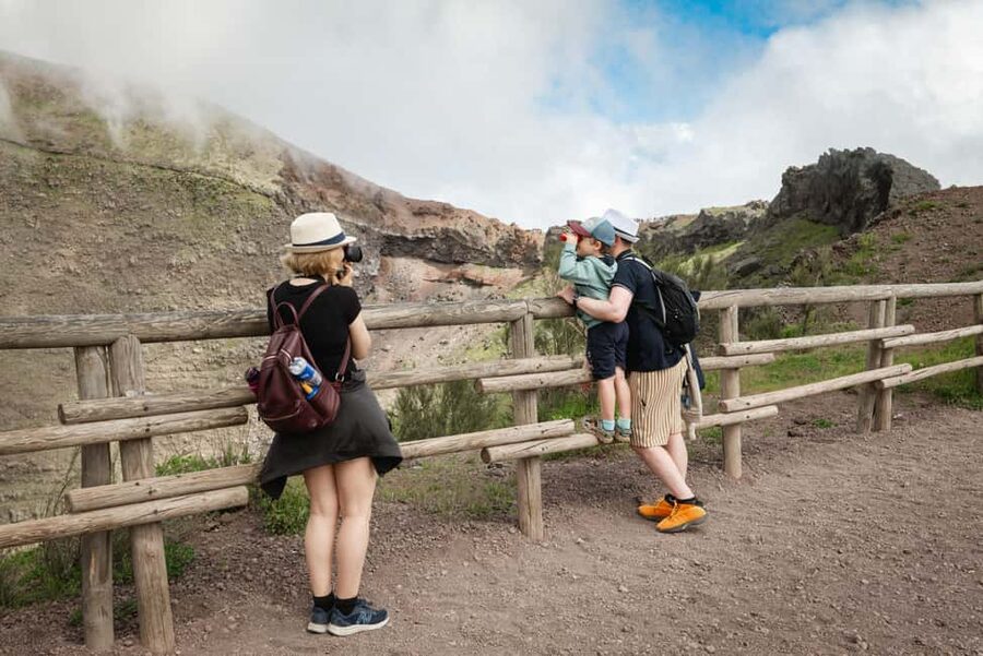 From Naples or Pompeii: Vesuvius Transfer and Entry Ticket - The climb from the gate to the crater