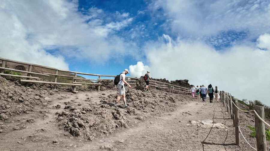 From Naples or Pompeii: Vesuvius Transfer and Entry Ticket - Value at $40 per person