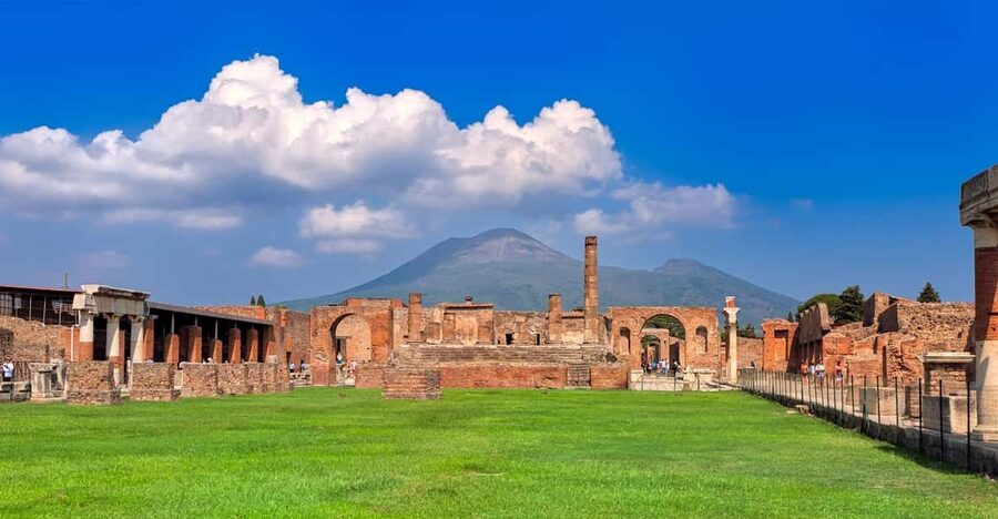 From Naples: Pompeii, Herculaneum and Vesuvius Tour - Herculaneum after the volcano
