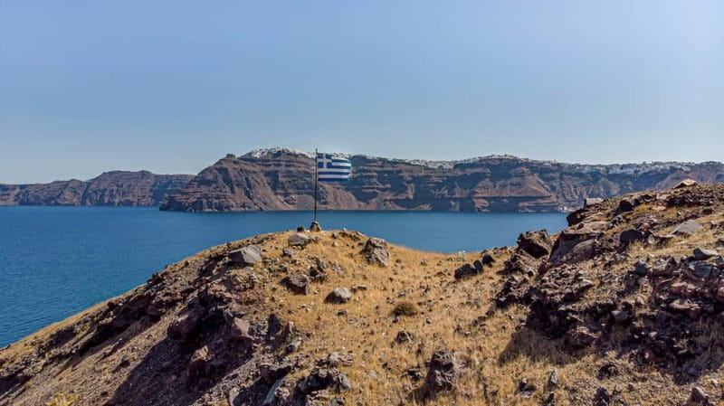 From Old Port:Volcanic Islands Boat Trip & Hot Spring Visit - Palea Kameni and the warm-water swim
