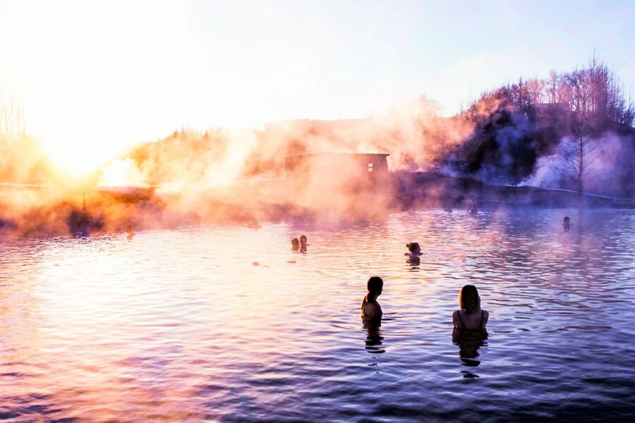 From Reykjavik: Golden Circle, Kerid, & Secret Lagoon Tour - Kerið crater and its red volcanic rim