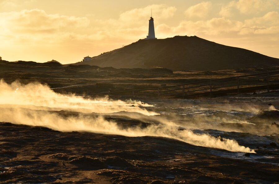 From Reykjavik: Reykjanes Geopark Tour & Airport Transfer - Hafnarfjörður starts the day gently