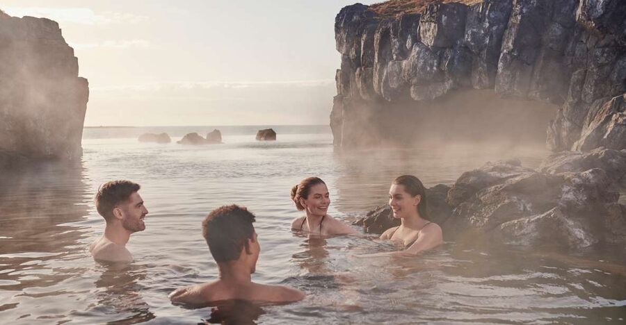 From Reykjavik: Reykjanes Geopark Tour and Sky Lagoon Visit - Sky Lagoon and the included 7-Step Ritual