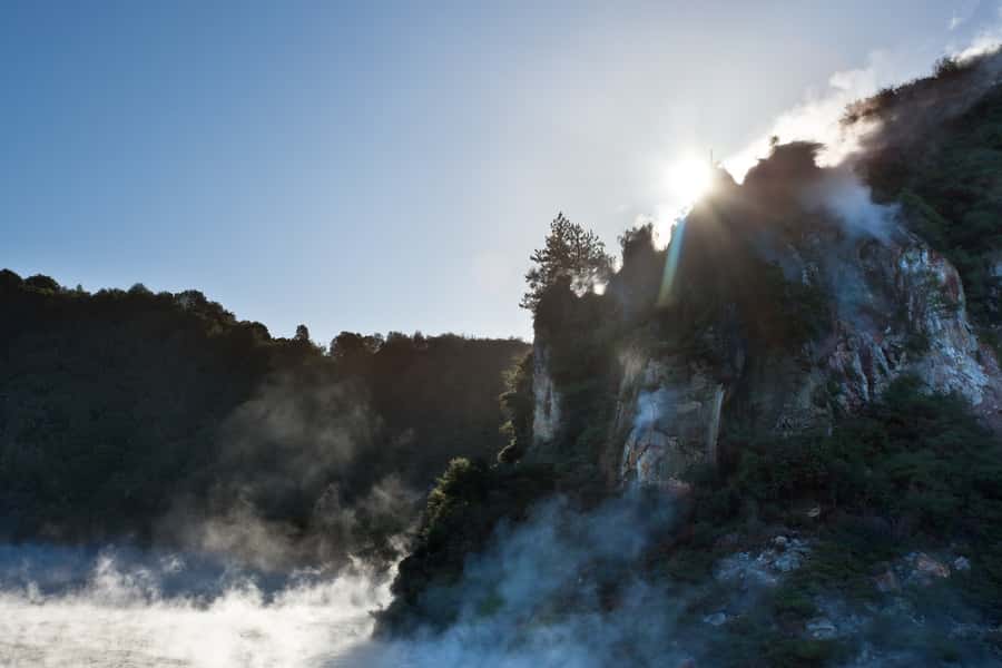 From Rotorua: Wai O Tapu & Waimangu Eco Thermal Morning Tour - Wai-O-Tapu: colour, heat, and boiling mud