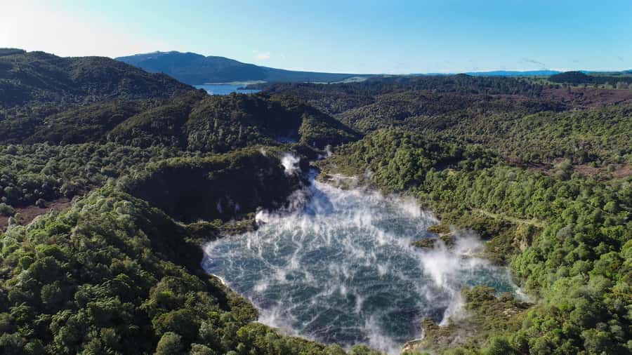 From Rotorua: Wai O Tapu & Waimangu Eco Thermal Morning Tour - Waimangu Volcanic Valley and the story of 1886