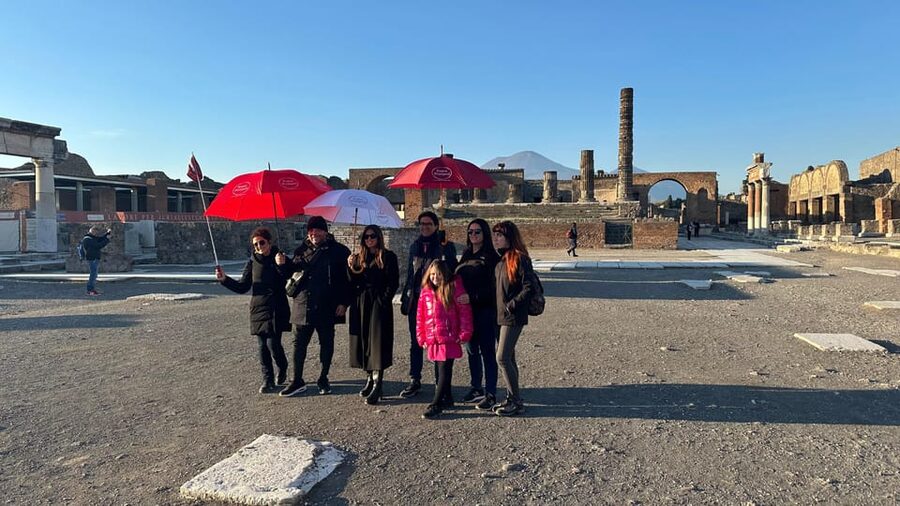 From Sorrento: Pompeii and Vesuvius Skip-the-Line Tour - Pompeii and Vesuvius in one six-hour outing