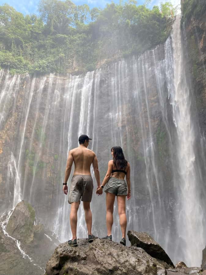 From Surabaya or Malang: Tumpak Sewu-Bromo-Ijen-Bali 3D2N - Tumpak Sewu and Tetes Cave on the first morning