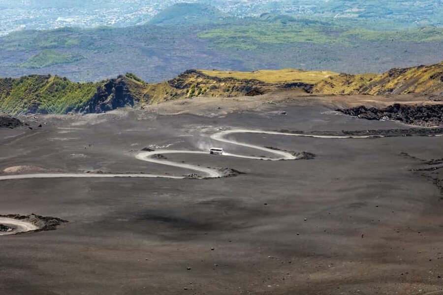 From Taormina Area: Mount Etna tour - The 75-minute ride from Taormina