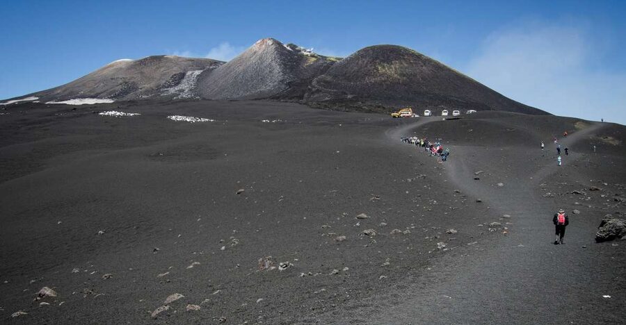 From Taormina: Etna Upper Craters Day Tour - The cable car to 2,500 meters