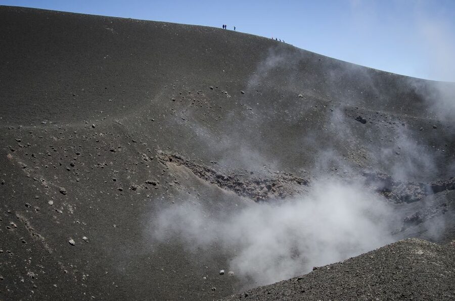 From Taormina: Etna Upper Craters Day Tour - What you see near the upper craters