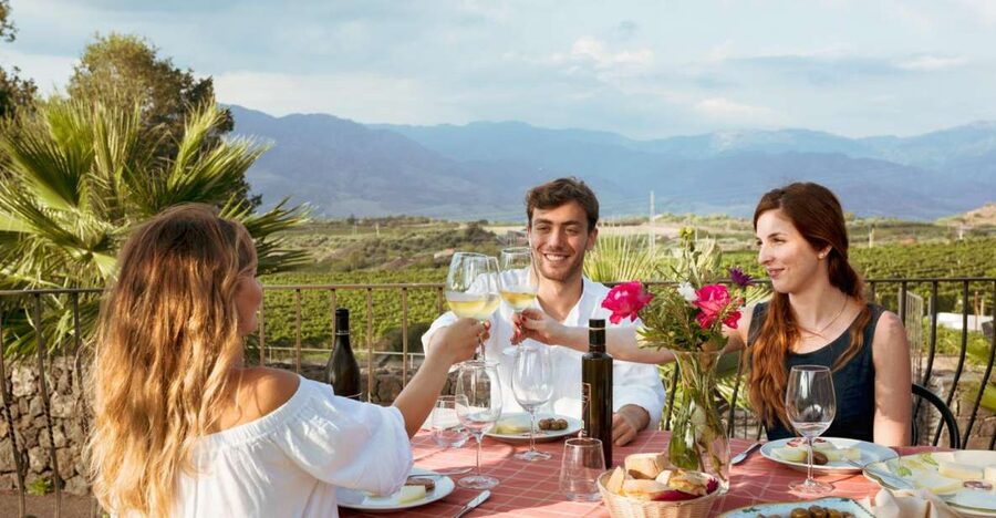 From Taormina: Mount Etna Food and Wine Tasting Tour - The Family Winery and Its First Glass