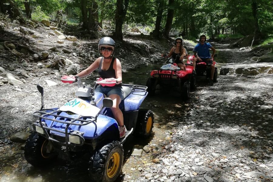 From Taormina: Off-Road ATV Tour Alcantara & Mount Etna - Lava flows and the climb to Piano Provenzana