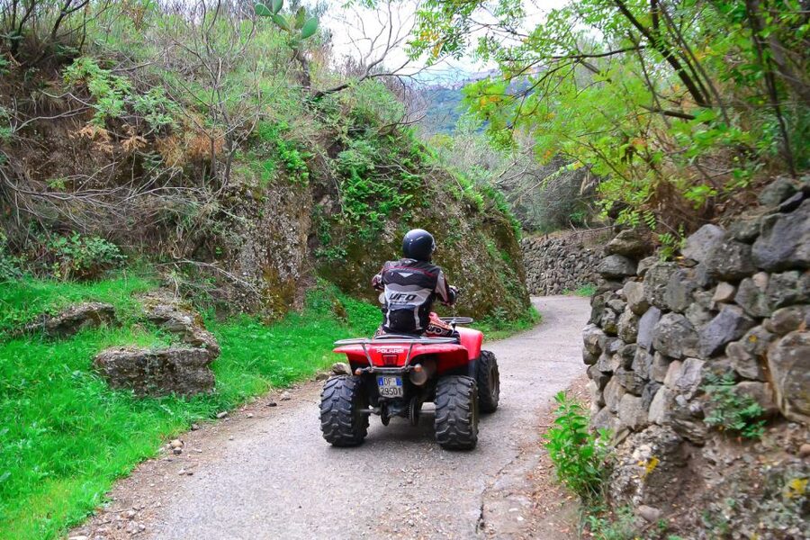 From Taormina: Off-Road ATV Tour Alcantara & Mount Etna - Castiglione di Sicilia and the Moio Alcantara crater