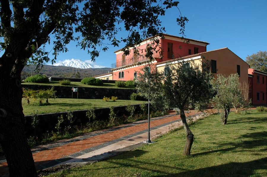 From Taormina: Private 3 Etna Wineries with Food & Wine - Final stop: panoramic views and local appetizers
