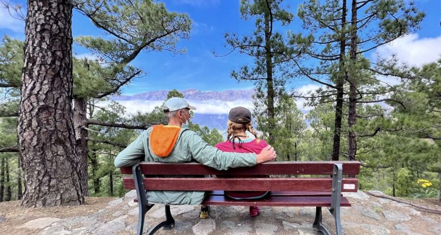From Tenerife: Day Trip to La Palma Volcanic Landscapes - La Cumbrecita and the Caldera de Taburiente view