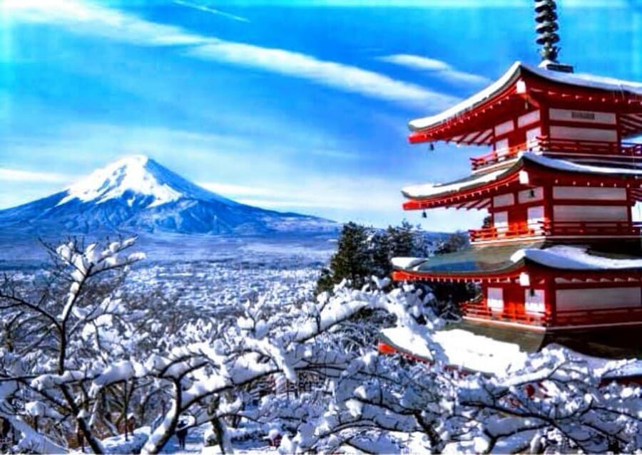 From Tokyo: Mount Fuji Full Customized Tour English Guide - Chureito Pagoda and the view worth climbing for