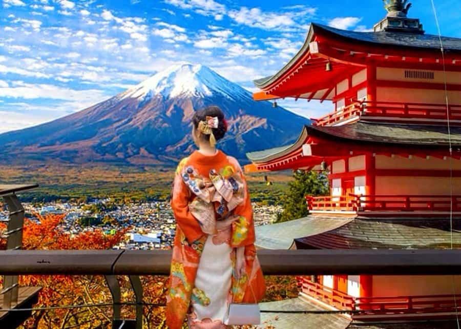 From Tokyo: Mount Fuji Full Day Private Tour English Guide - Chureito Pagoda and the famous Fuji frame