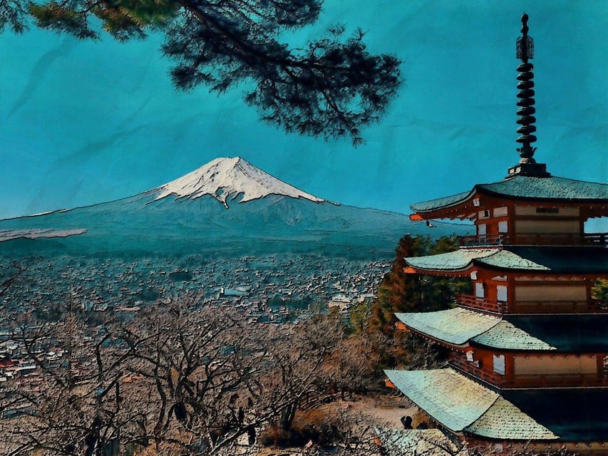 From Tokyo: Mt. Fuji And Hakone Private Sightseeing Day Trip - Arakurayama Sengen Park and the classic pagoda view