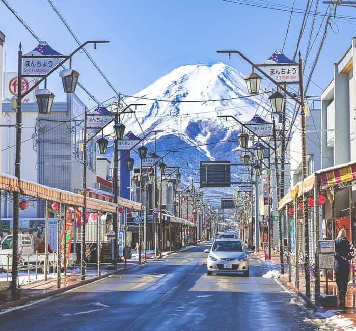 From Tokyo: Must-Visit Mount Fuji Highlight Full-Day Tour - Chureito Pagoda and Honcho Street