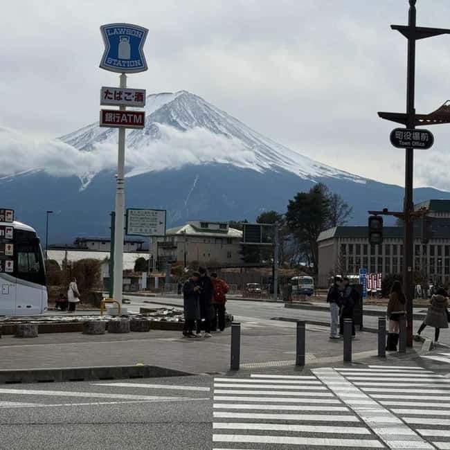 From Tokyo Private Mount Fuji & Hakone Day Trip With Pick Up - Mount Fuji views begin at the station