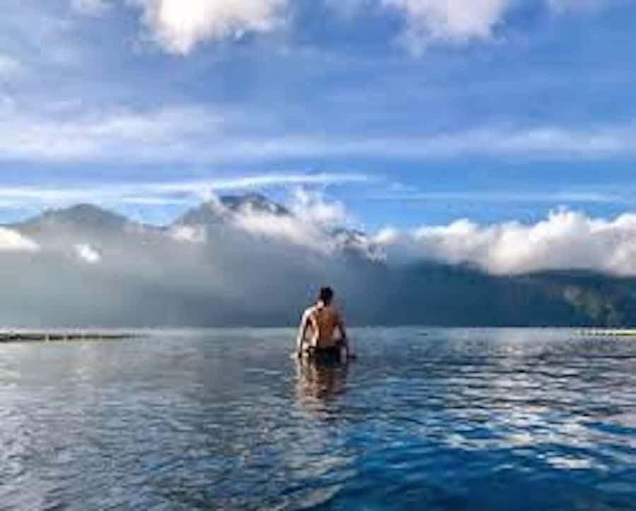 From Ubud: Mount Batur Hiking With Hotspring - Walking the crater, lava ridge, and black sand