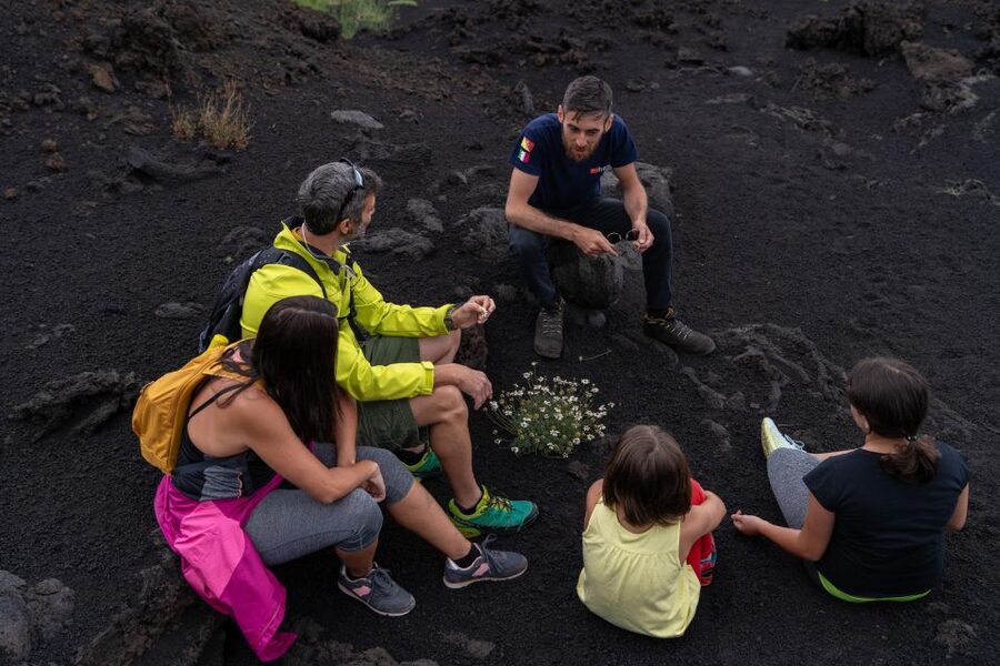 Full-Day Etna and Wine Tour from Catania - A lava cave with helmet and flashlight