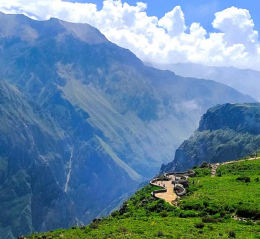 Full Day Trip to Colca Canyon from Arequipa ending in Puno - The Cross of the Condor and the canyon’s huge drop